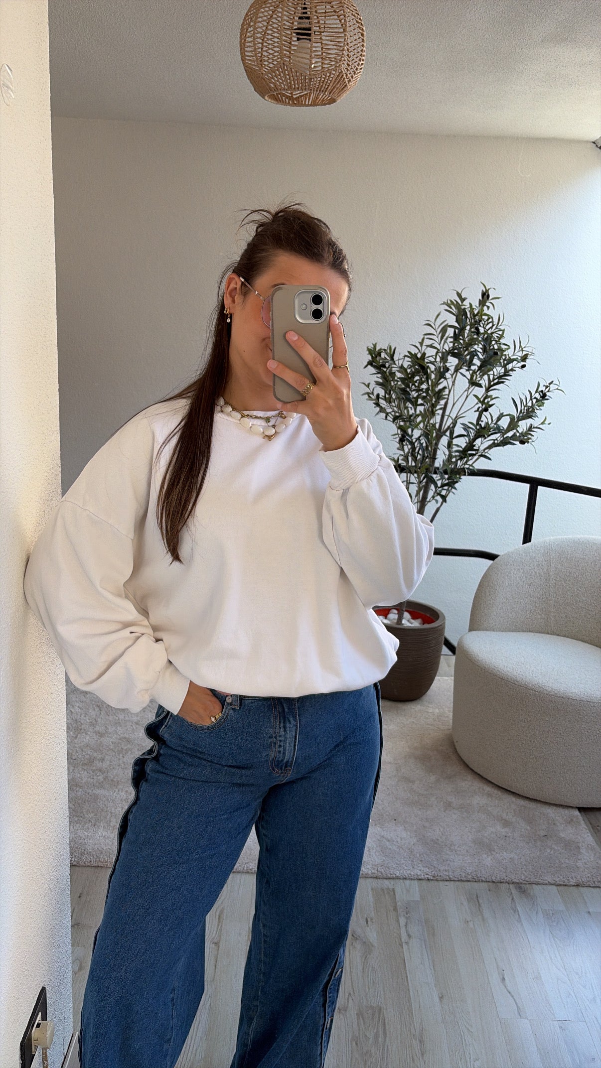 WITTE SWEATER