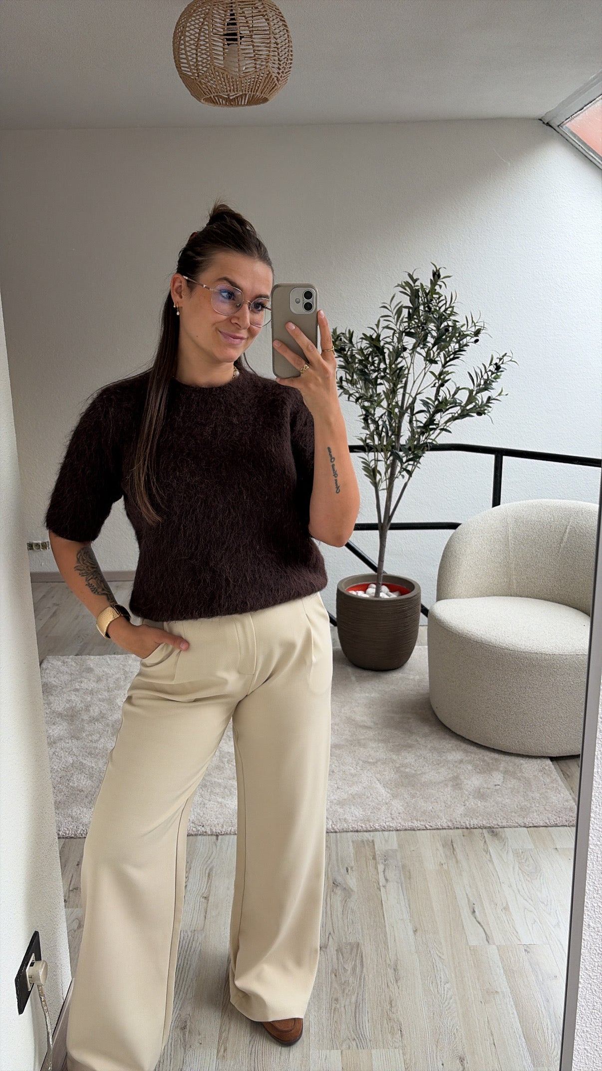 BEIGE PANTALON