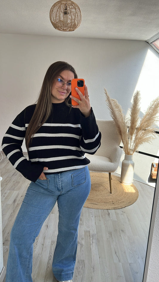 Gestreepte knit