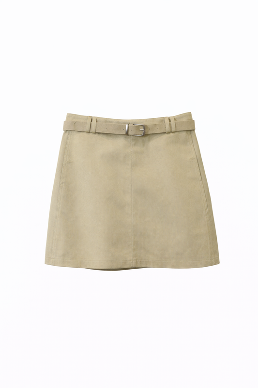JEANSROK BEIGE