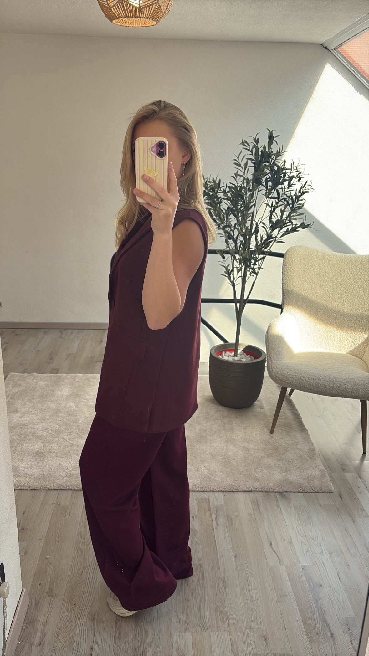 PANTALON BURGUNDY