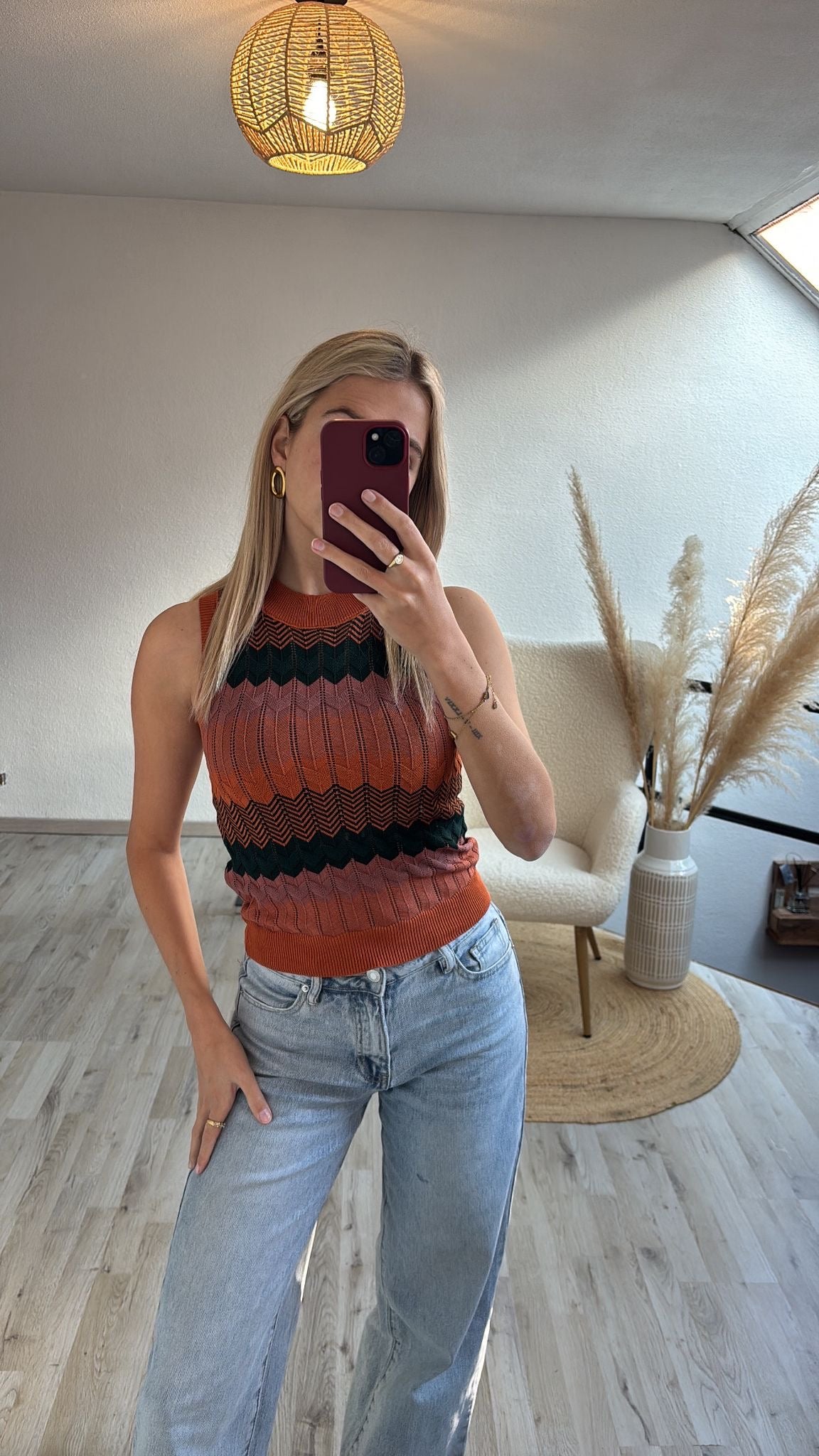 Knitted topje