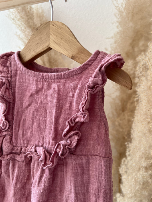 Oud-roze jumpsuit