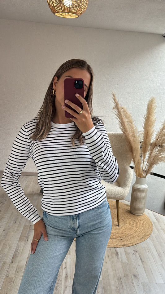 Gestreepte longsleeve