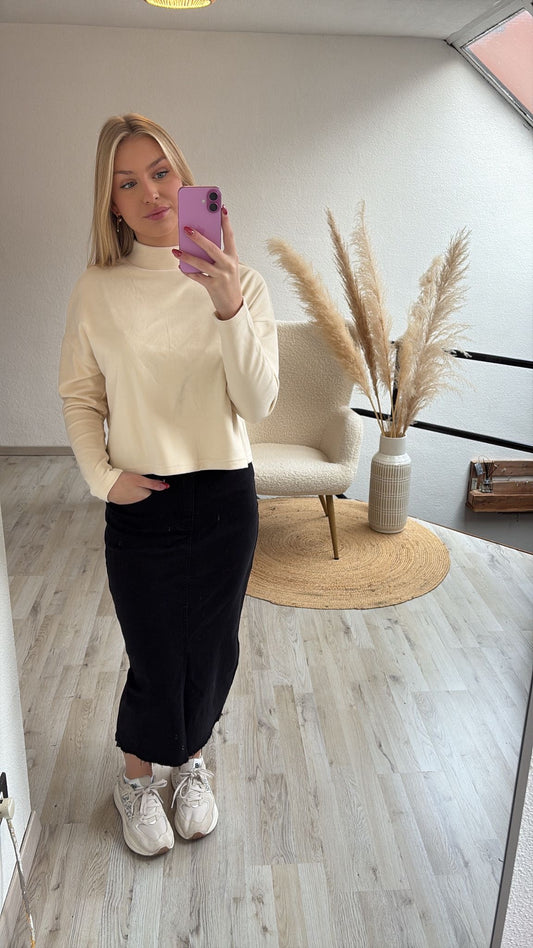 Jeansrok zwart