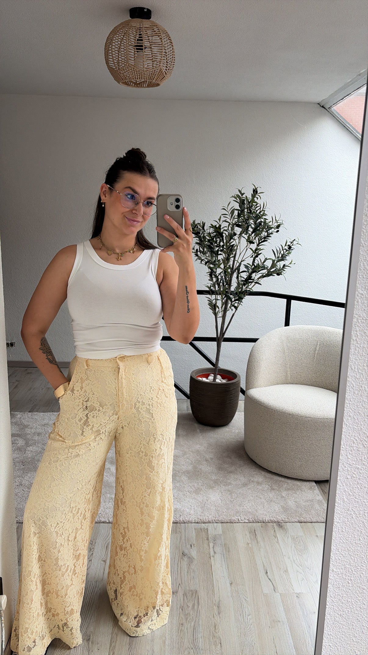 WITTE TANKTOP