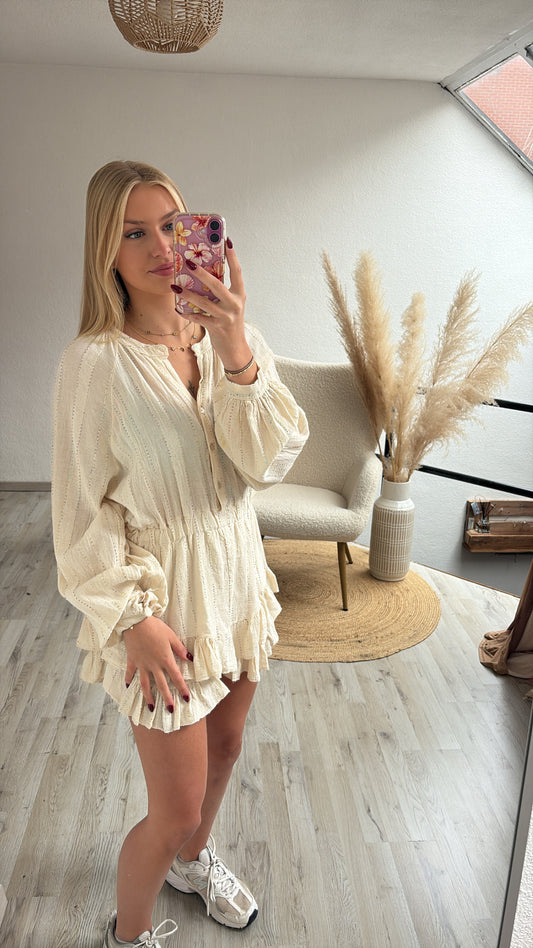 Beige playsuit