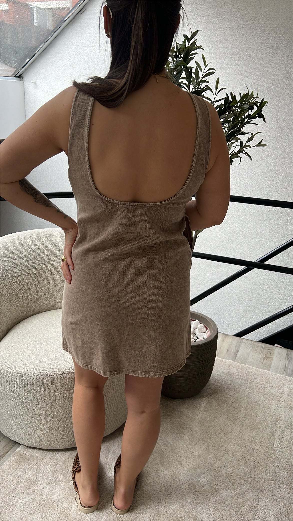 JEANSJURK BEIGE