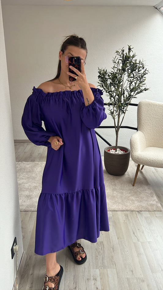 OFF SHOULDER JURK PAARS