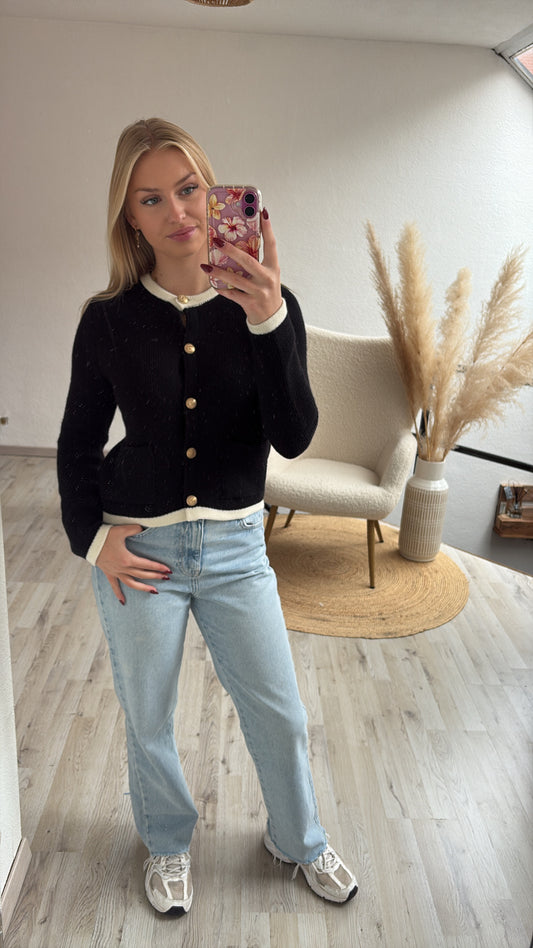 Zwarte cardigan