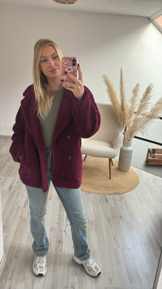 Teddyjas burgundy