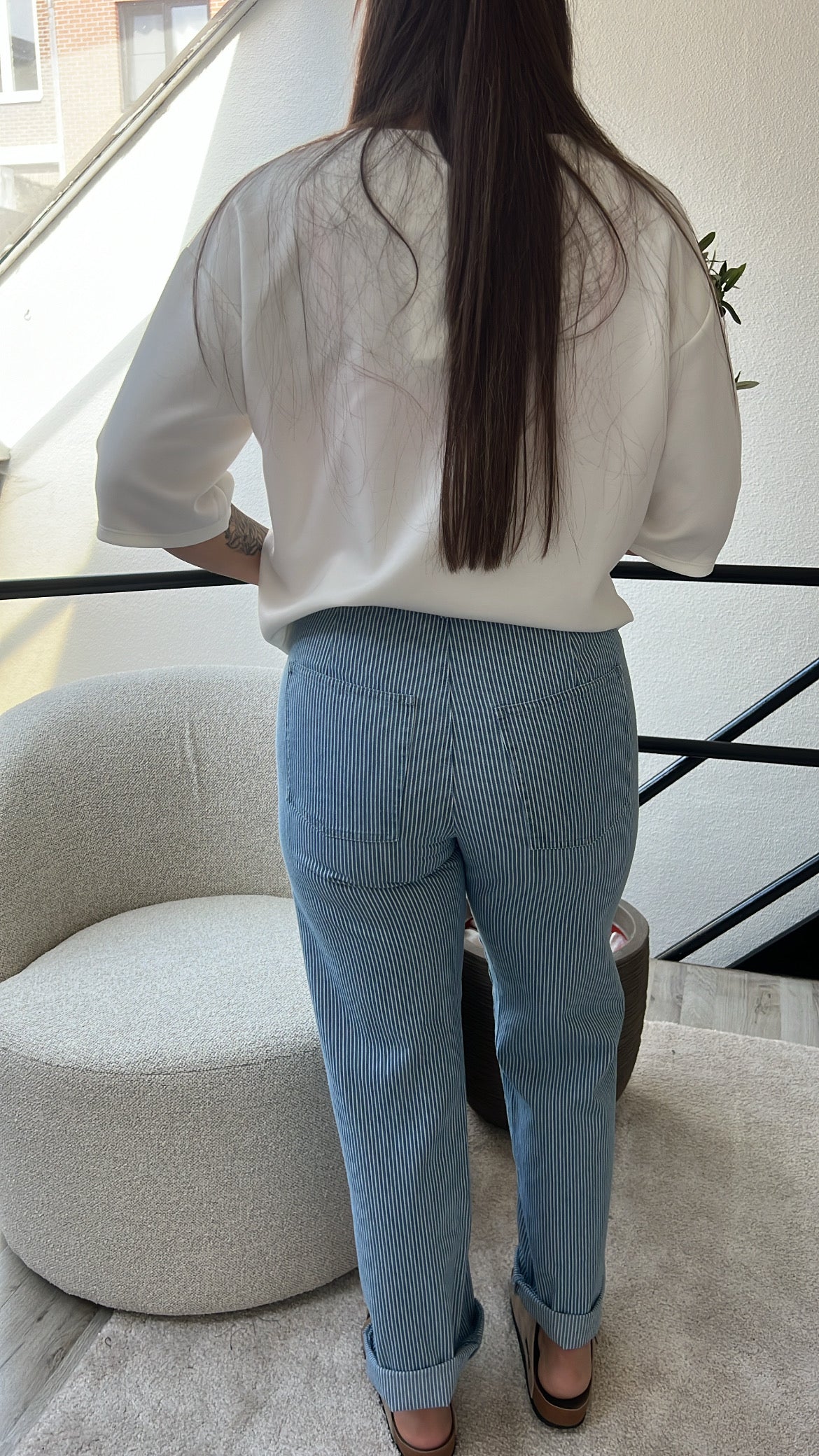 STRIPED JEANS