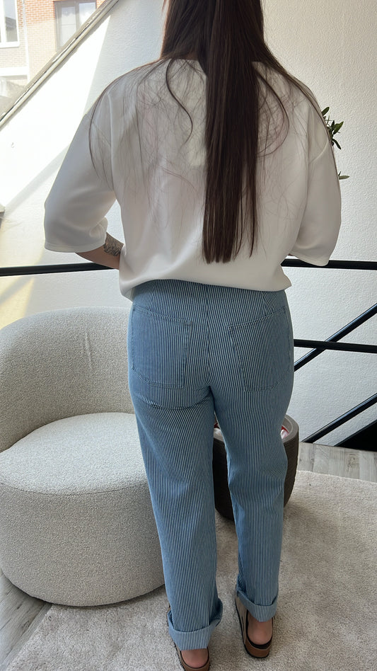 STRIPED JEANS
