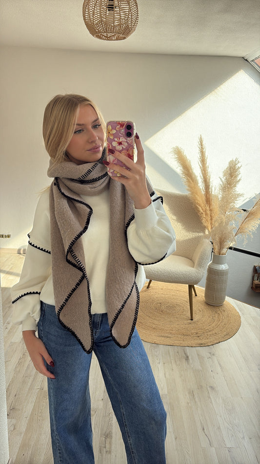 Sjaal beige