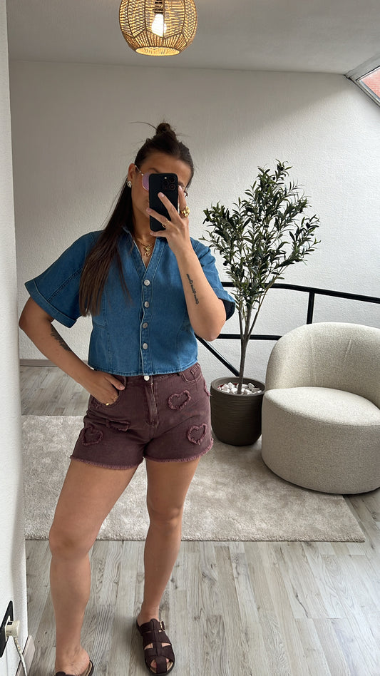 JEANSSHORT HARTJES