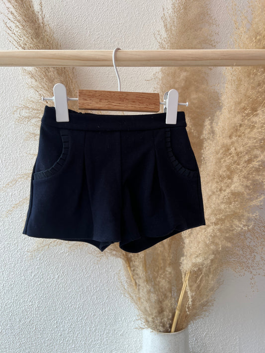Donkerblauwe short