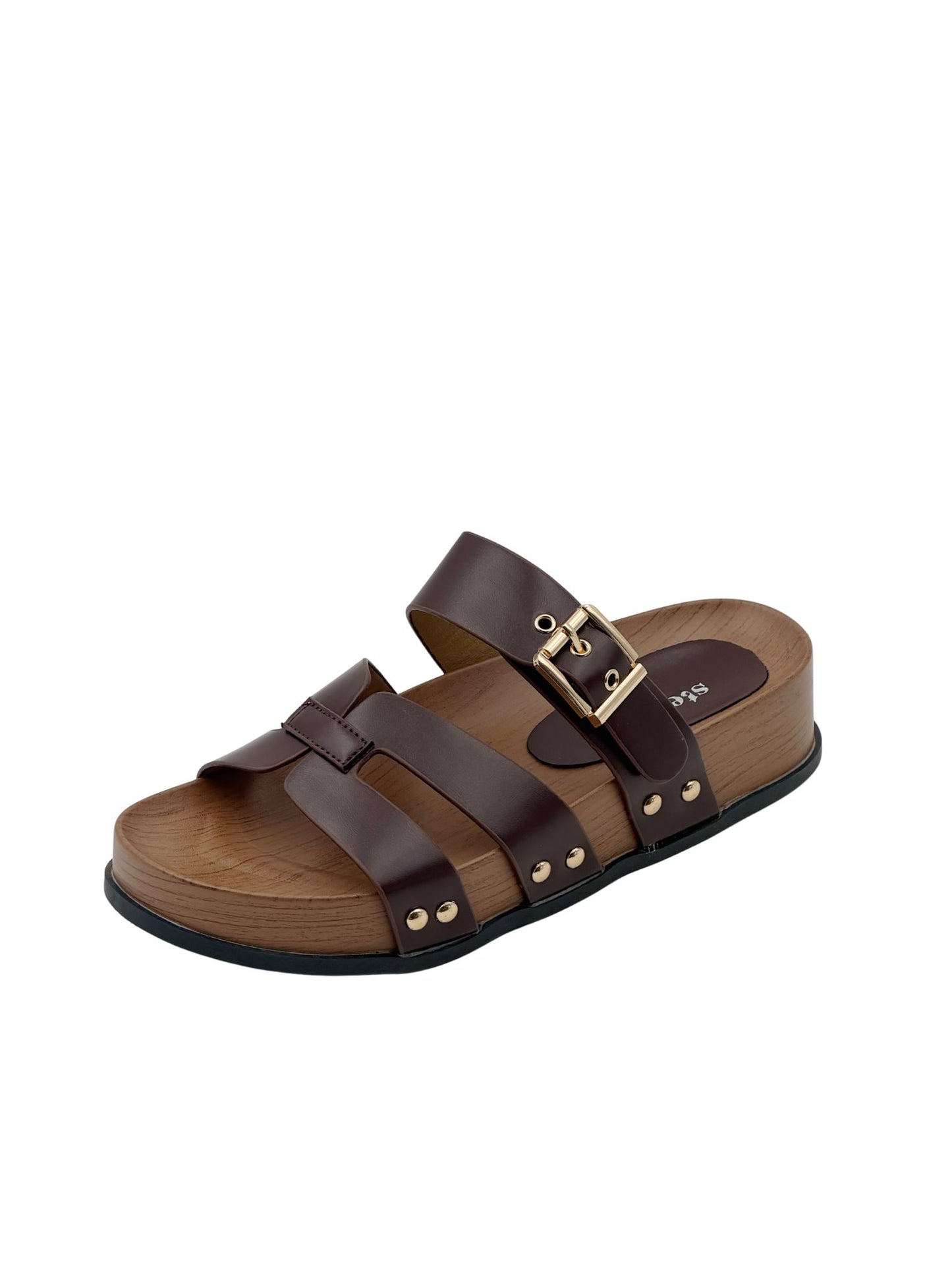 BRUINE SANDAAL