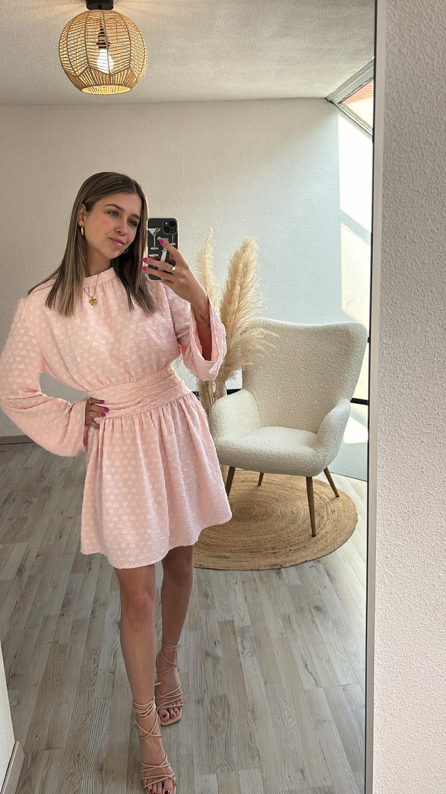 Roze jurk