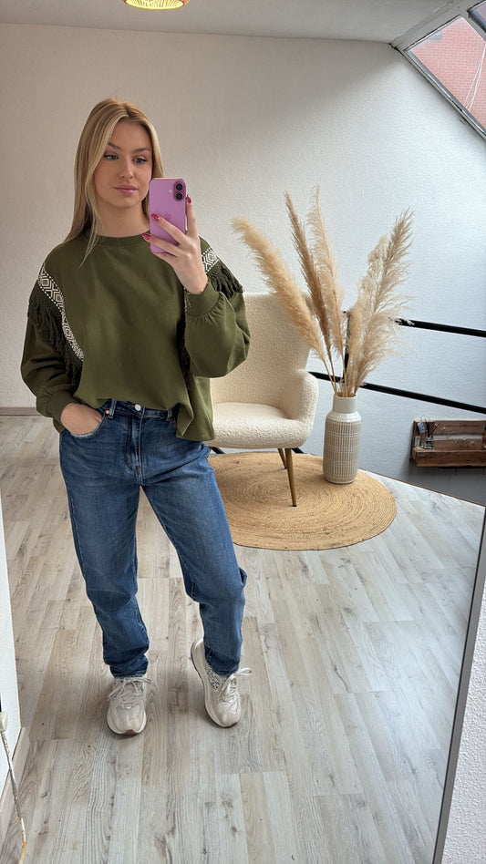 Khaki sweater