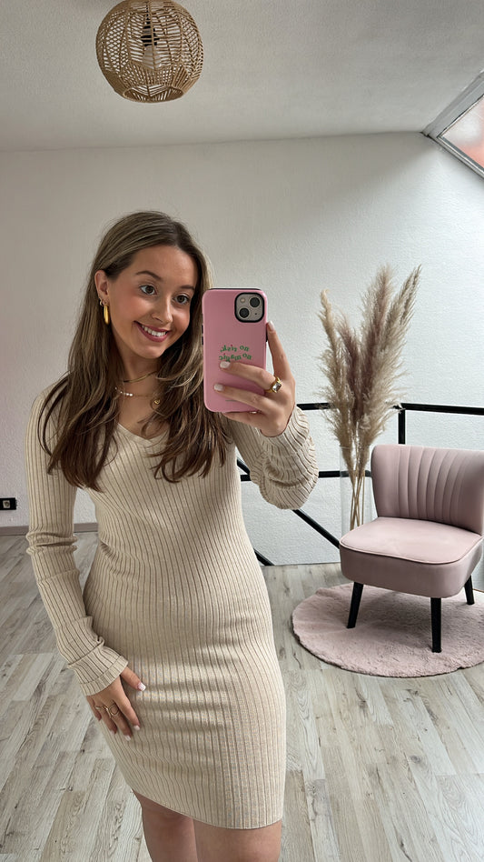 Beige jurkje