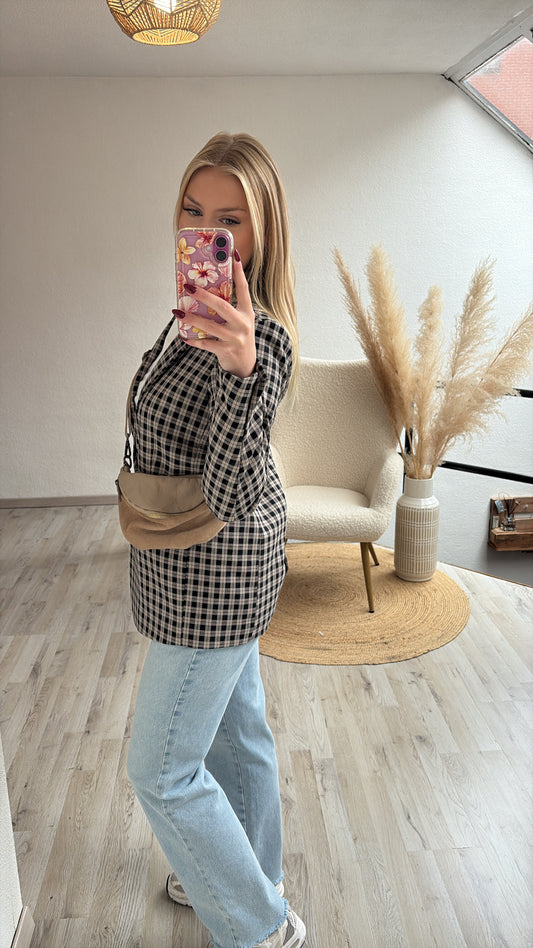 Geruite blazer