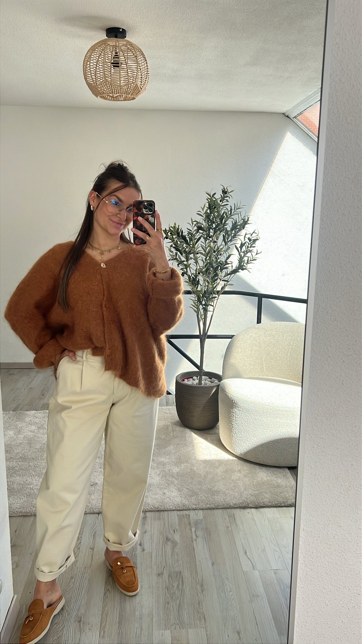 CAMEL CARDIGAN