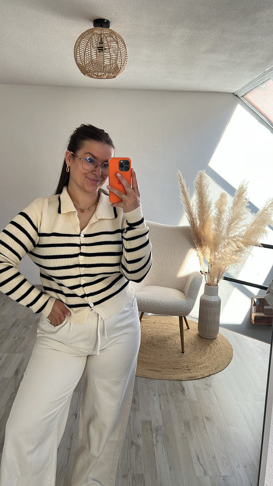 Striped polo