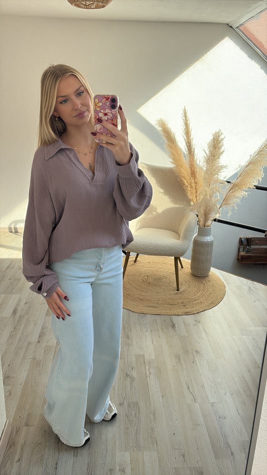 Tetrablouse taupe
