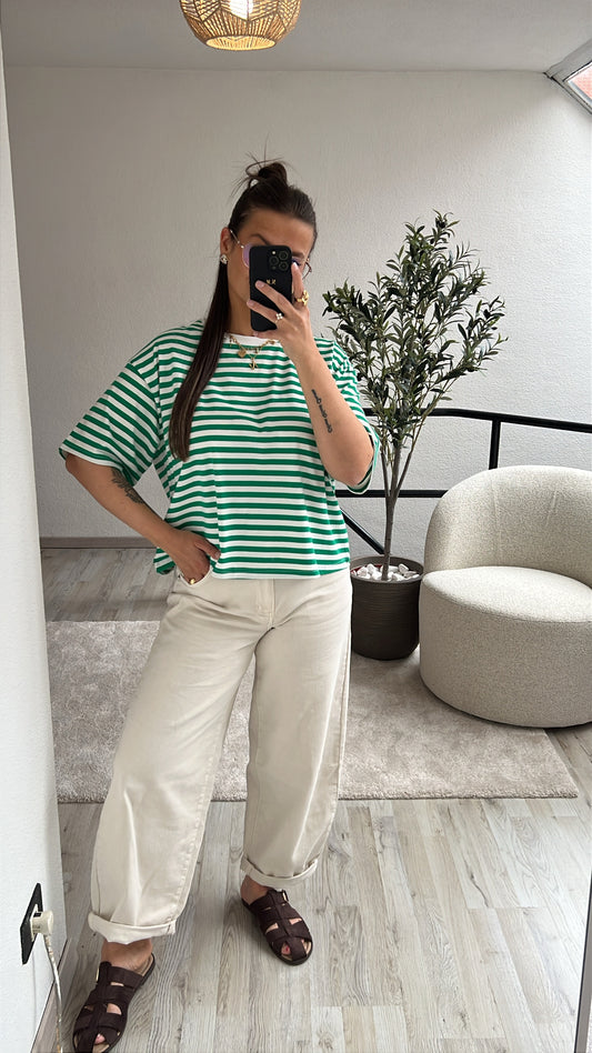 BALLOON JEANS BEIGE