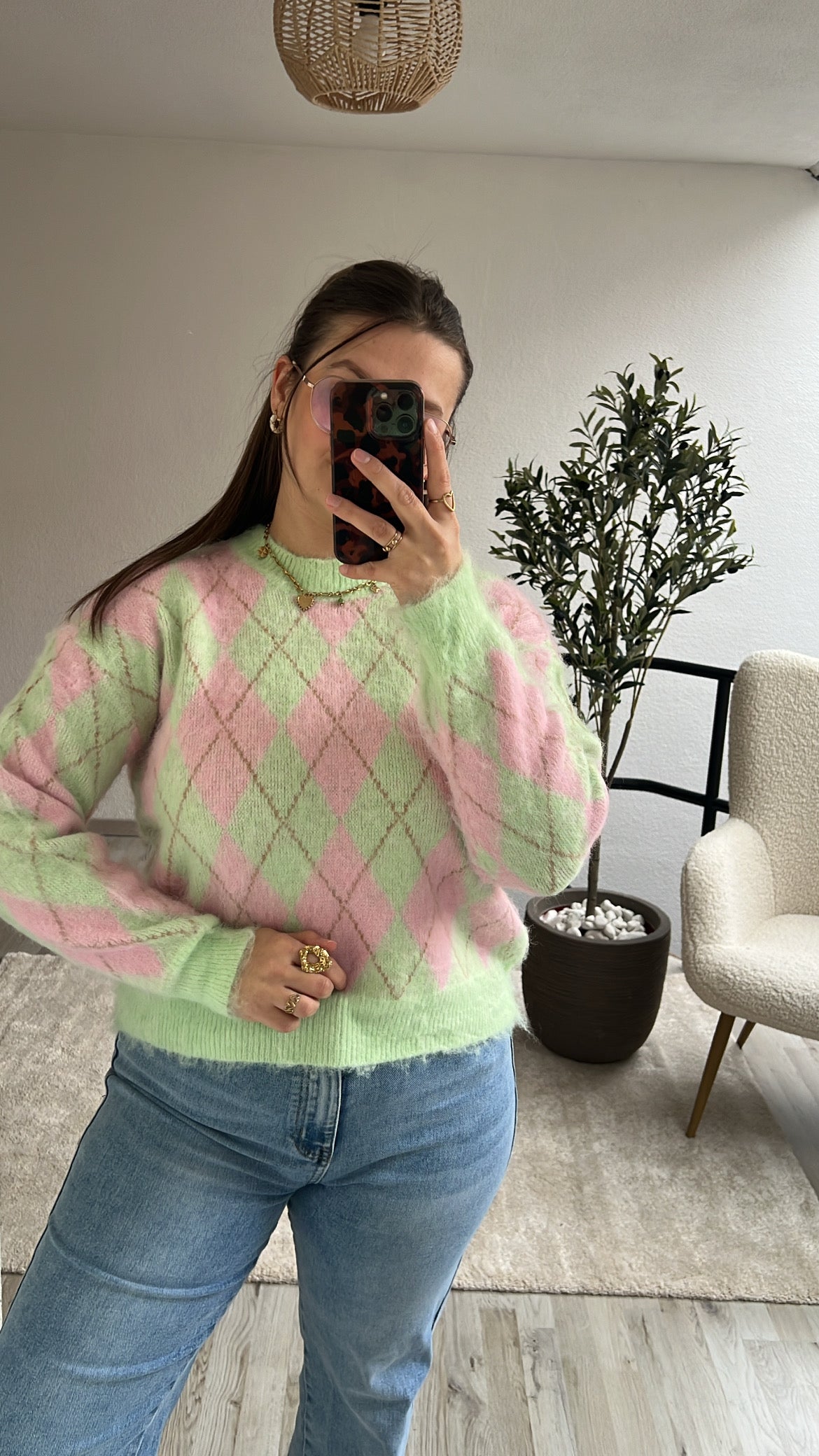 GERUITE TRUI GROEN-ROZE