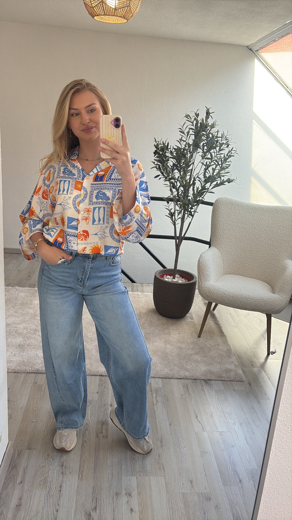 PRINTED BLOUSE