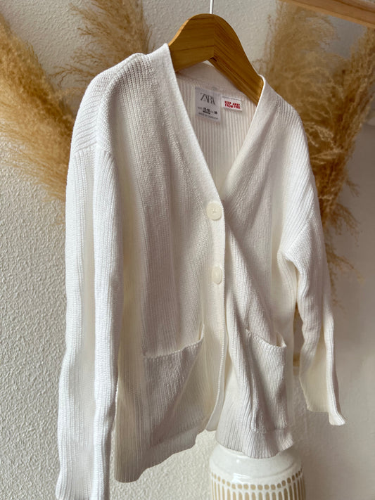 Witte cardigan