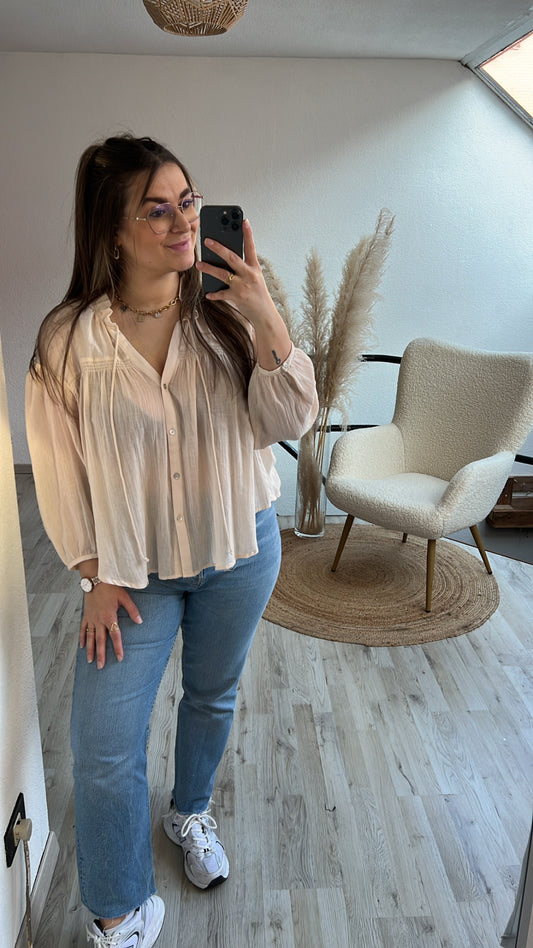 Beige blouse