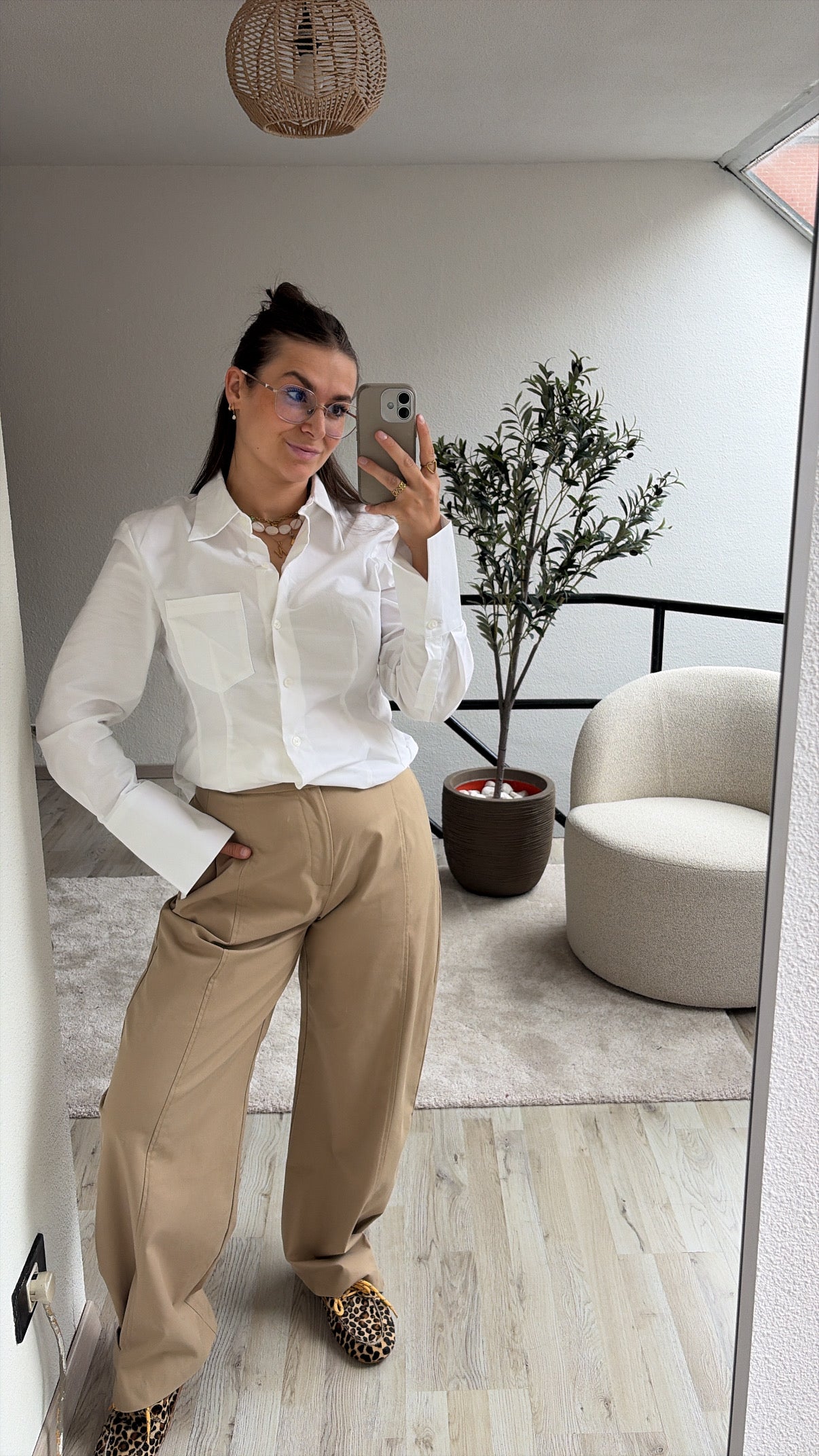 WITTE BLOUSE