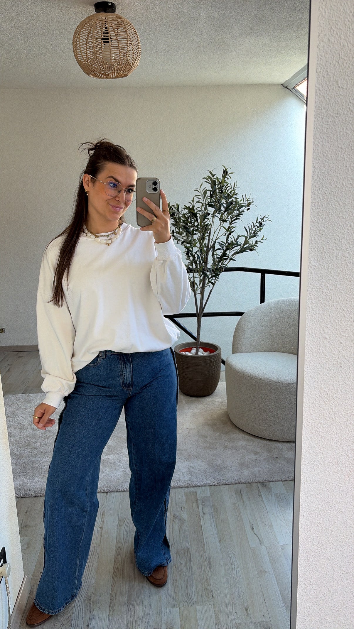WITTE SWEATER