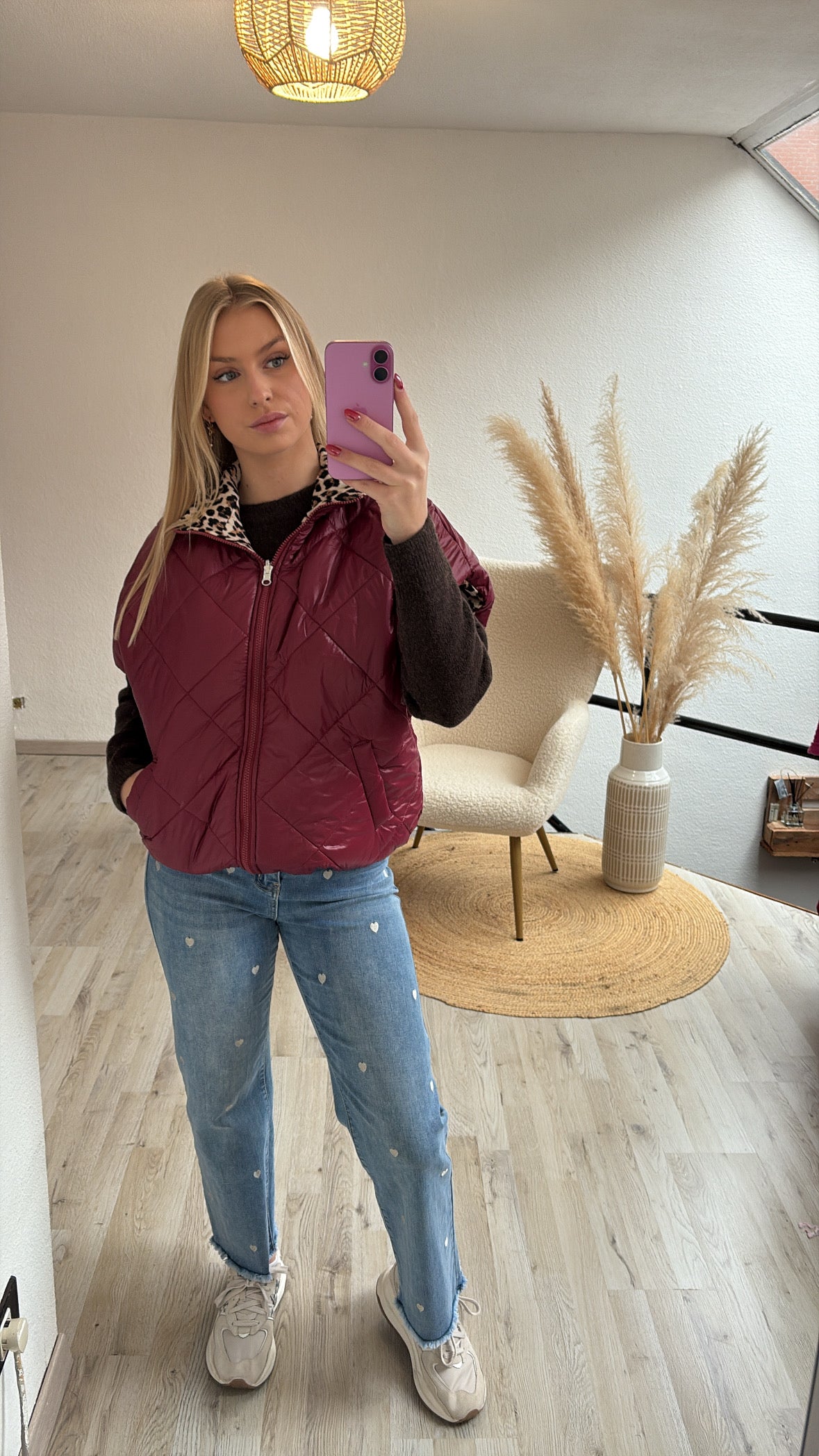 Omkeerbare bodywarmer