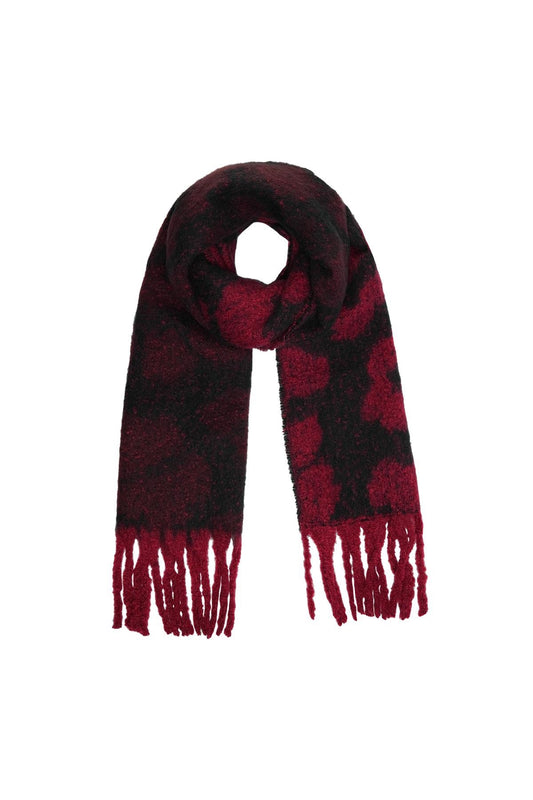 Wintersjaal leopard