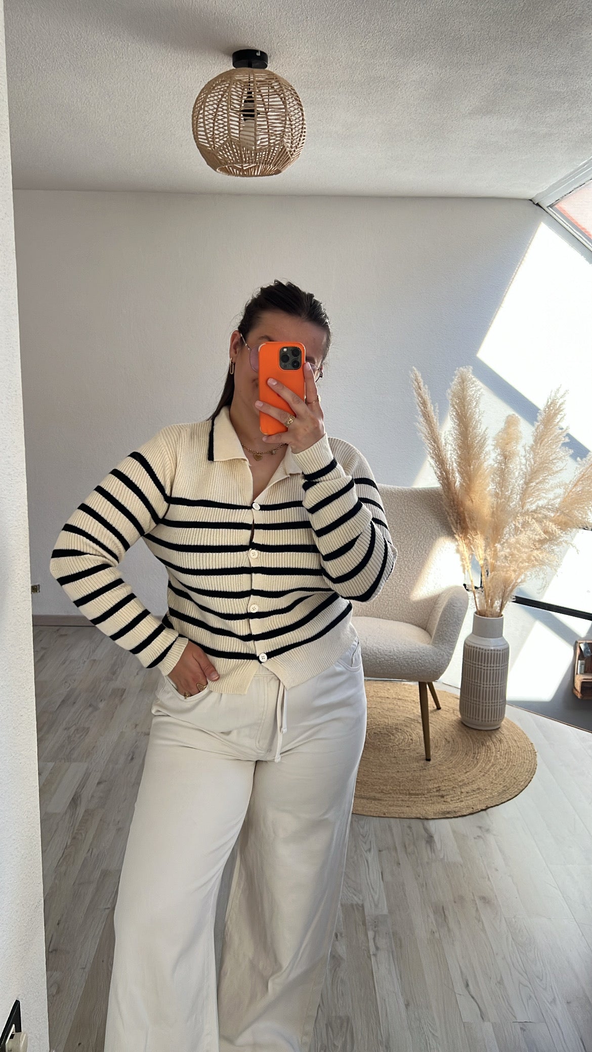Striped polo