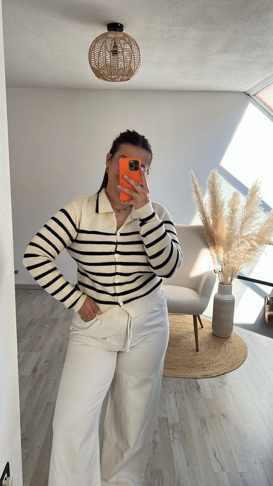 Striped polo