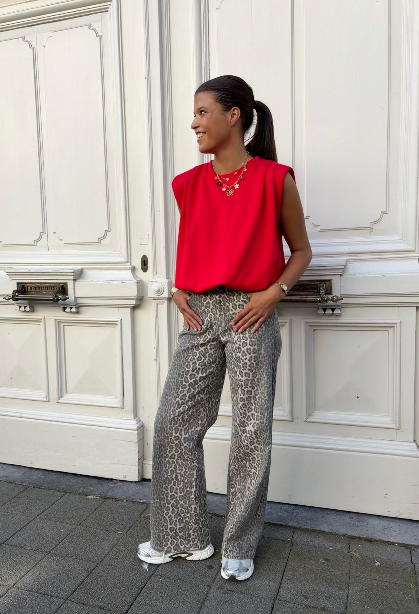 LEOPARD JEANS