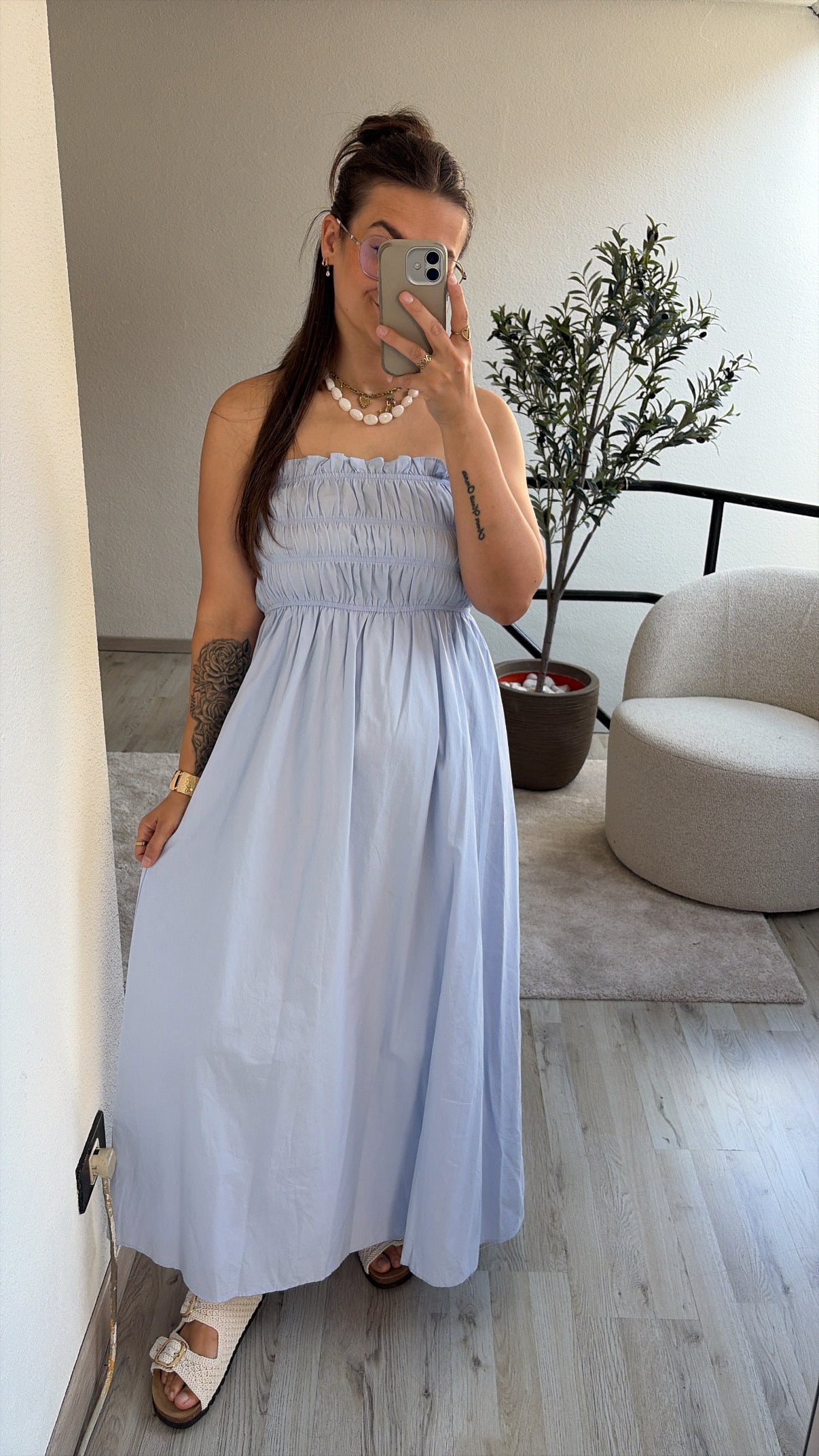 BANDEAUJURK BLAUW