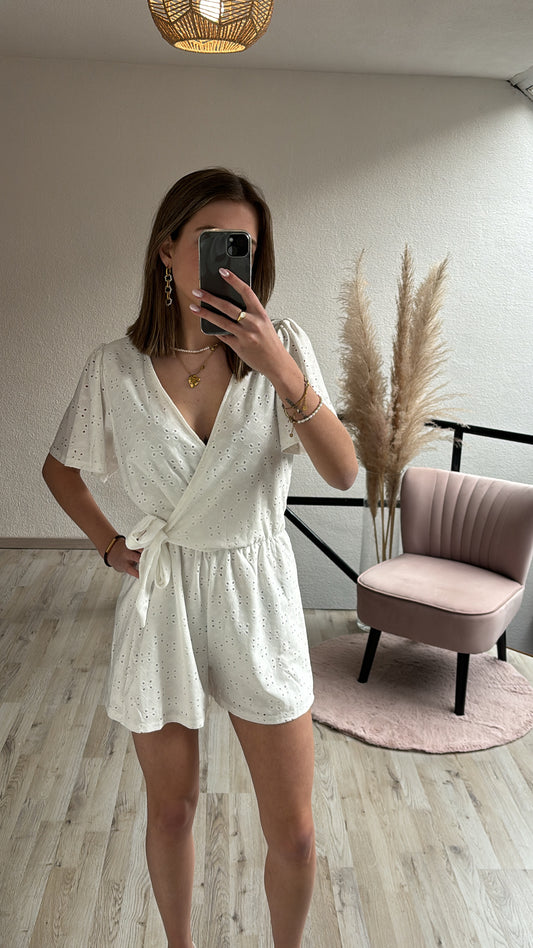 Broderie playsuit