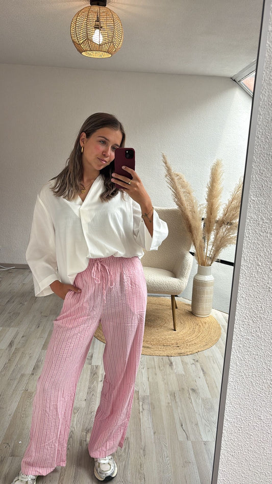 Roze pantalon