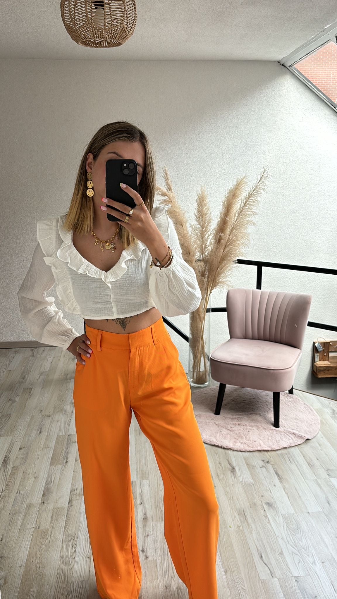 Pantalon oranje