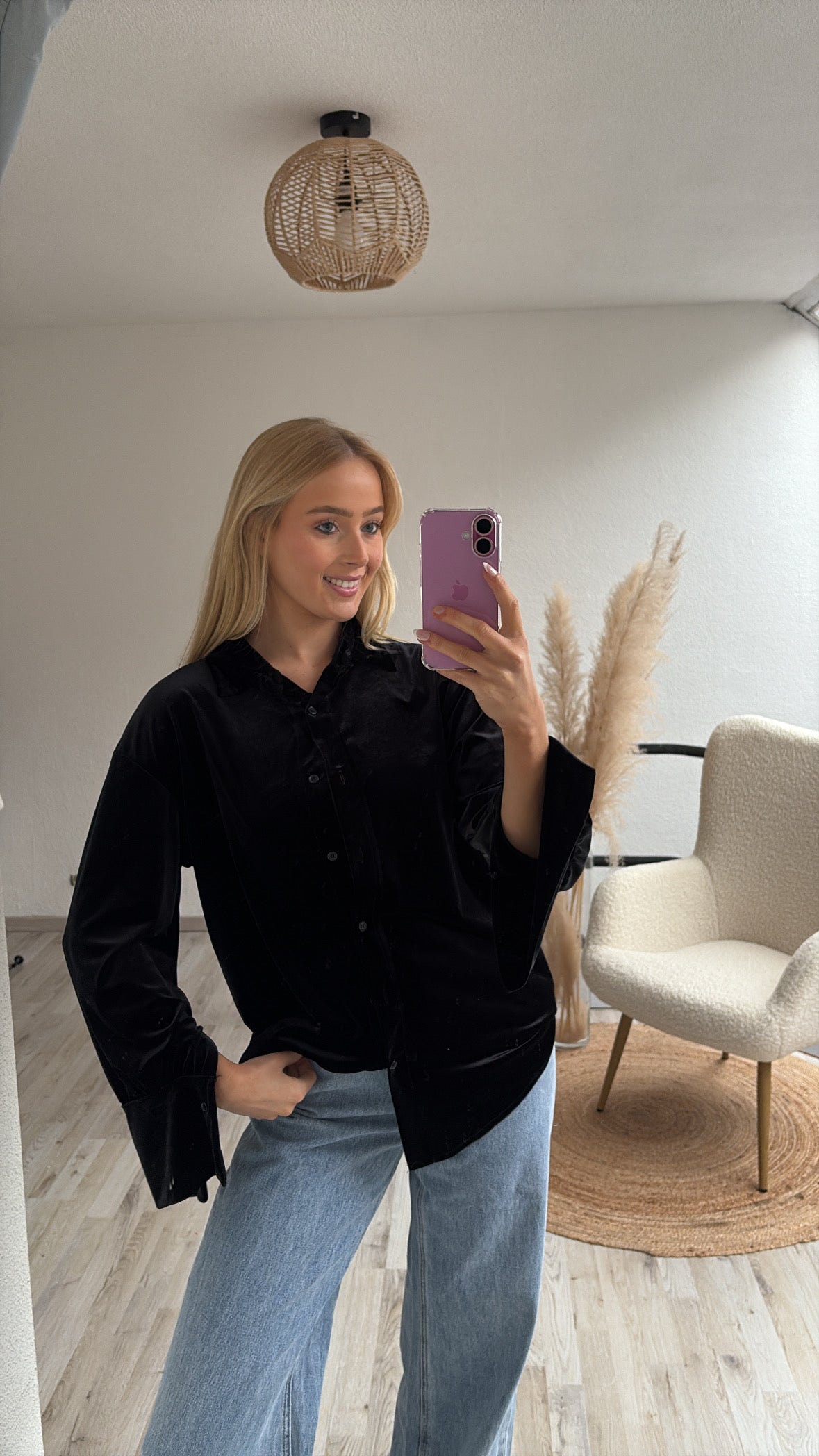 Velvet blouse