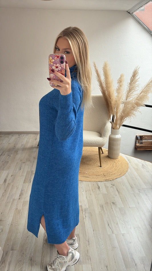 Sweaterjurk blauw