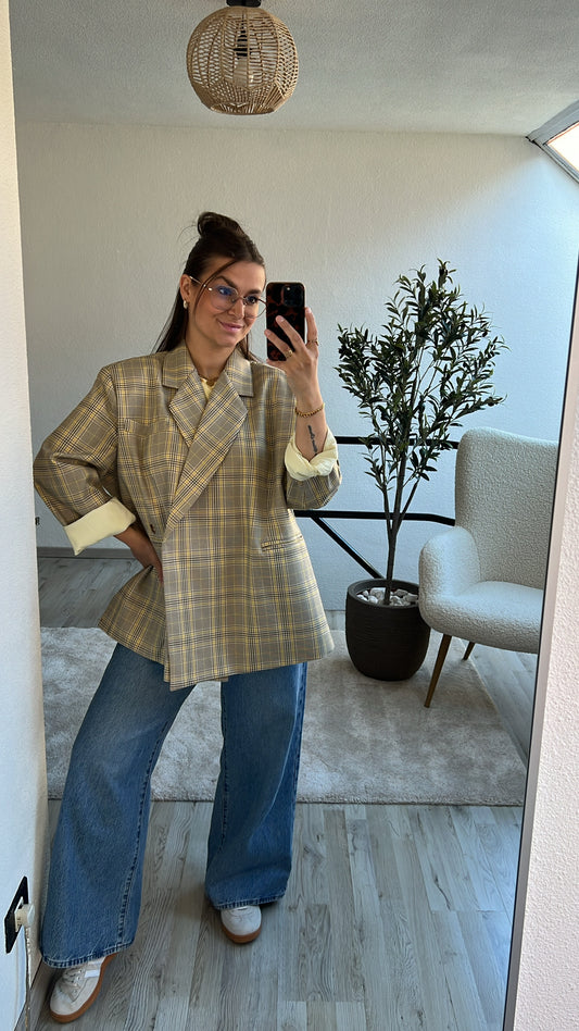 GERUITE BLAZER GEEL