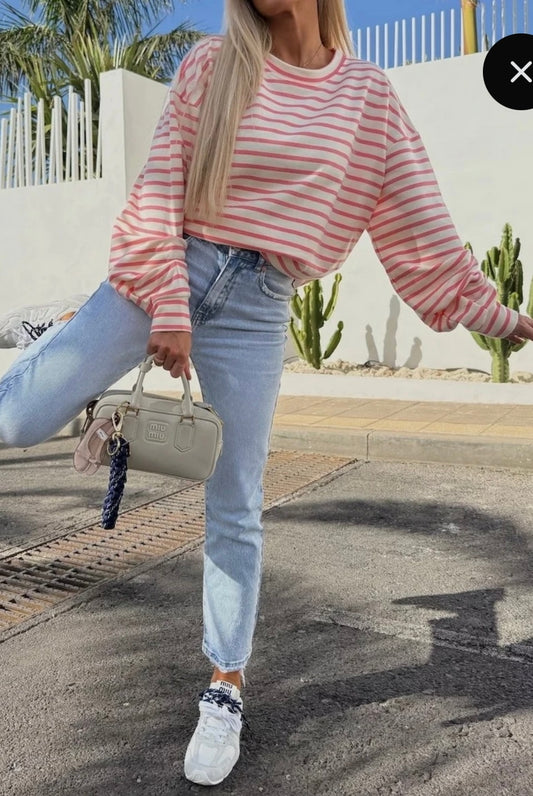 Gestreepte sweater