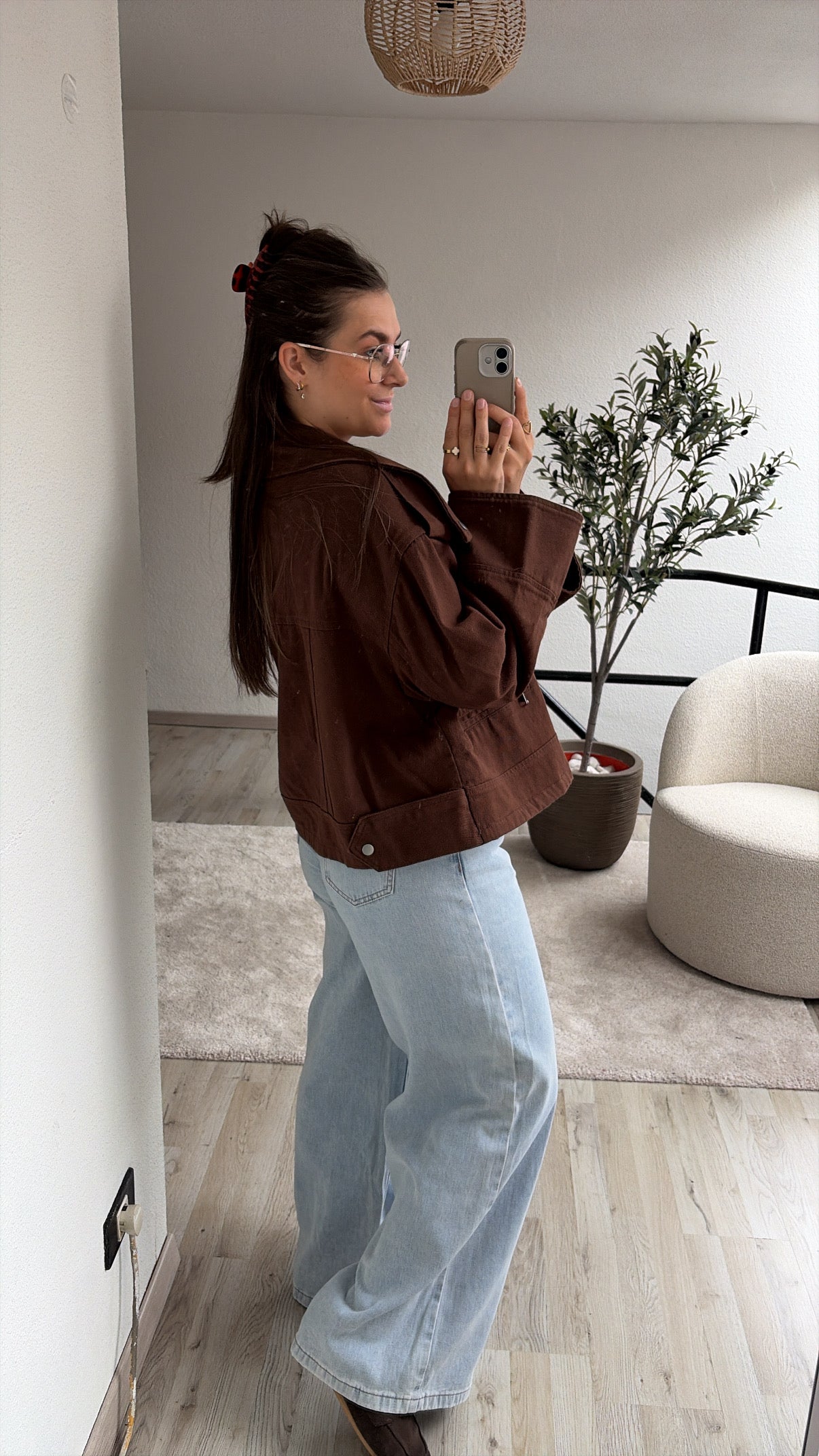 JEANS JACKET CHOCO
