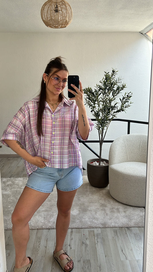 GERUITE BLOUSE LILA